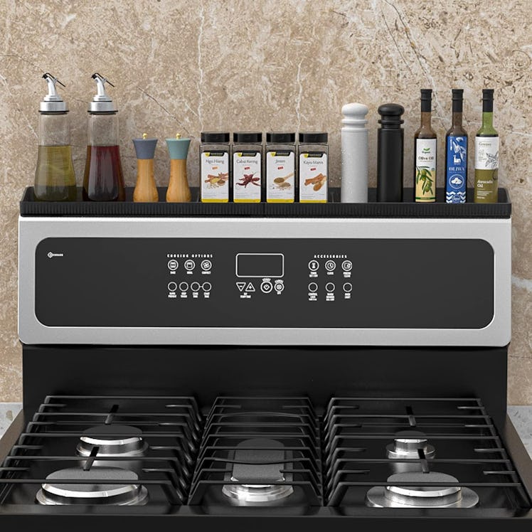 Foeacry 30-Inch Silicone Stove Top Shelf