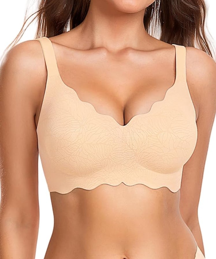 Gailife Scalloped Convertible Wireless Bra