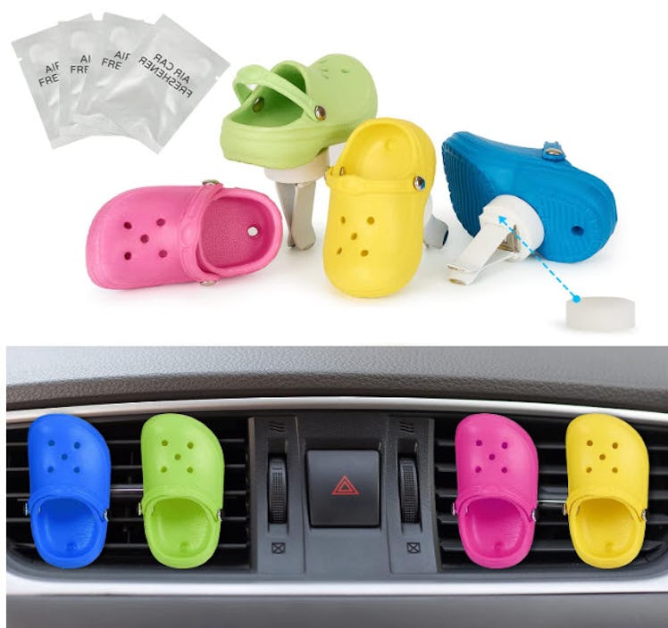 ZJCAHXJ Cute Shoe Car Air Freshener Vent Clips (4-Pack)