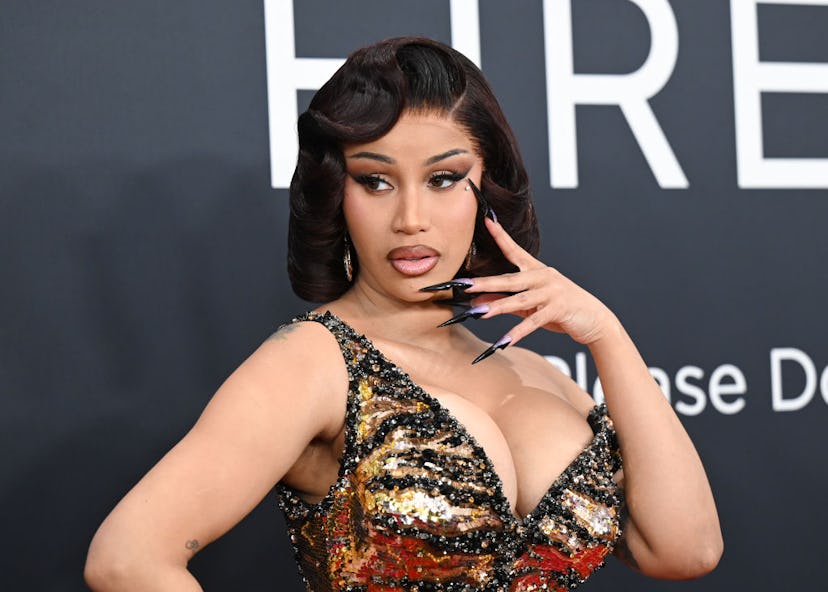 Best nails at the 2025 grammys include Cardi B