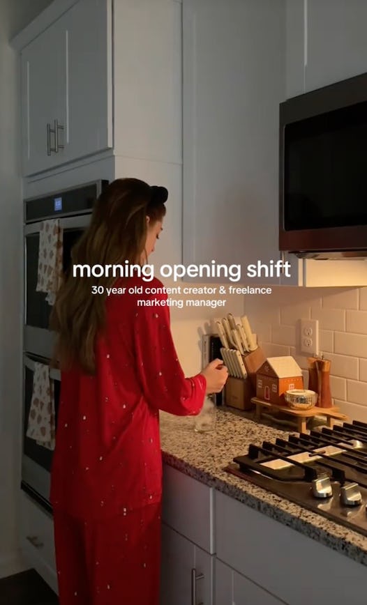 Opening shift morning routine.