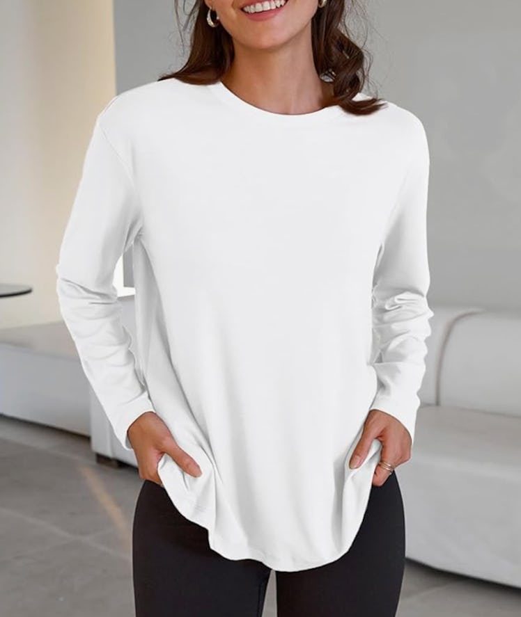 Trendy Queen Oversized Long Sleeve T Shirt