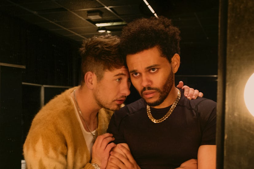 Barry Keoghan and The Weeknd in 'Hurry Up Tomorrow'