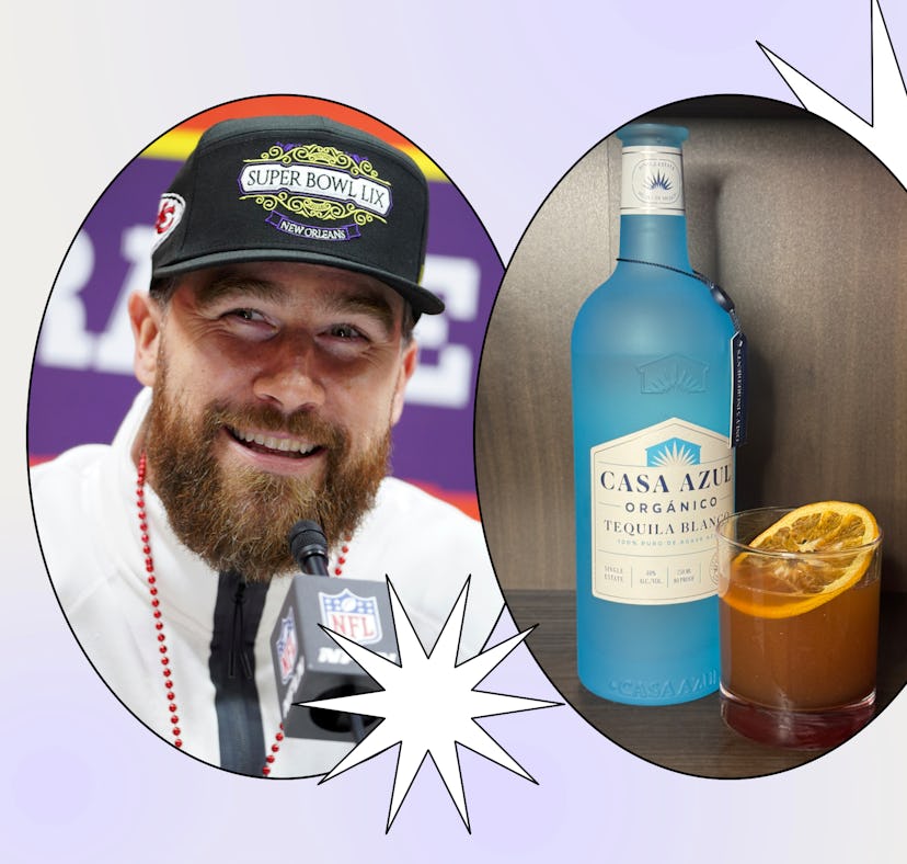 I tried Super Bowl cocktails from Travis Kelce's tequila brand, Casa Azul.