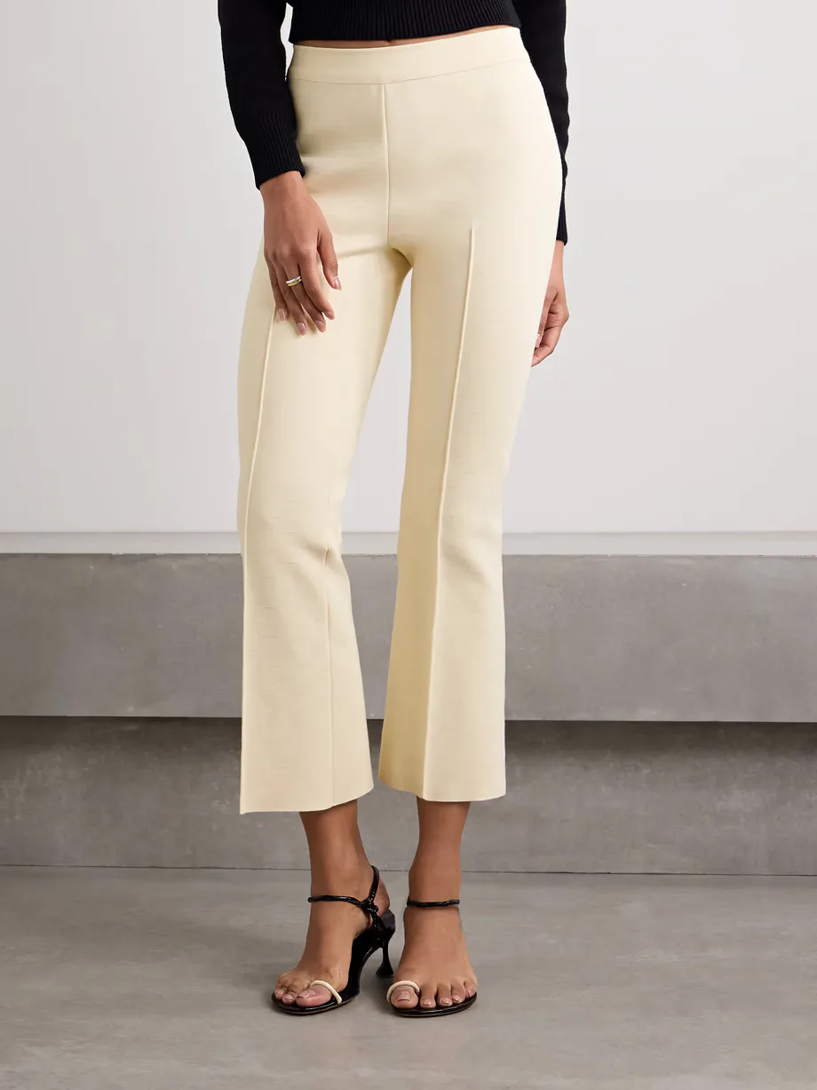 Flared Cropped Pants