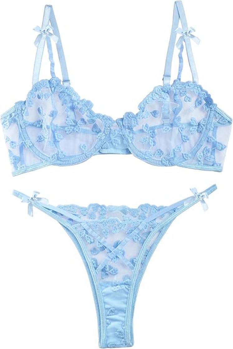 Lilosy Sheer Lingerie Set