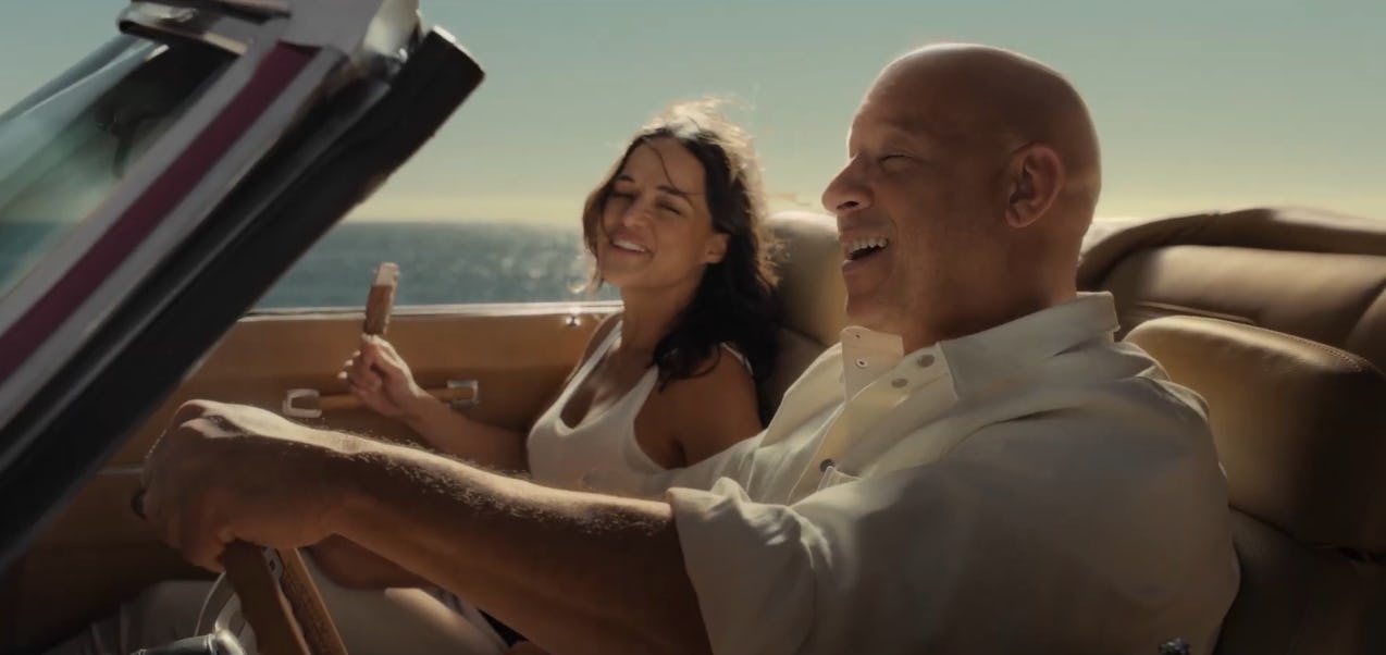 Vin Diesel and Michelle Rodriguez in Haagan Daas' Super Bowl ad