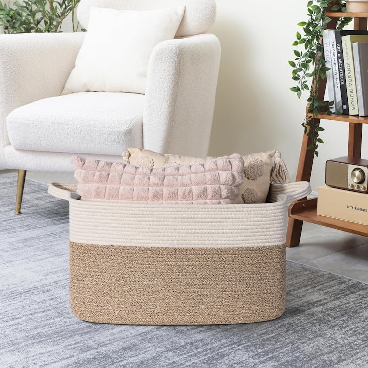 Goodpick Large Blanket Basket 