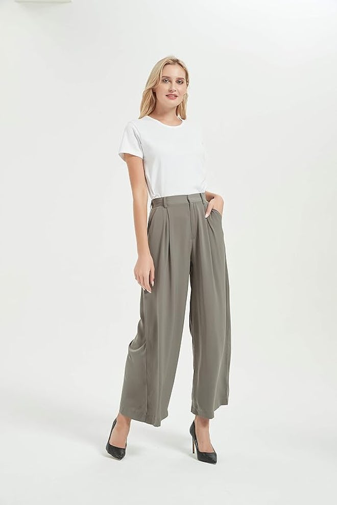 Tronjori Wide Leg Trousers