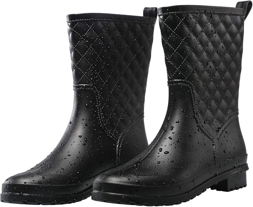 Petrass Quilted Rain Boots