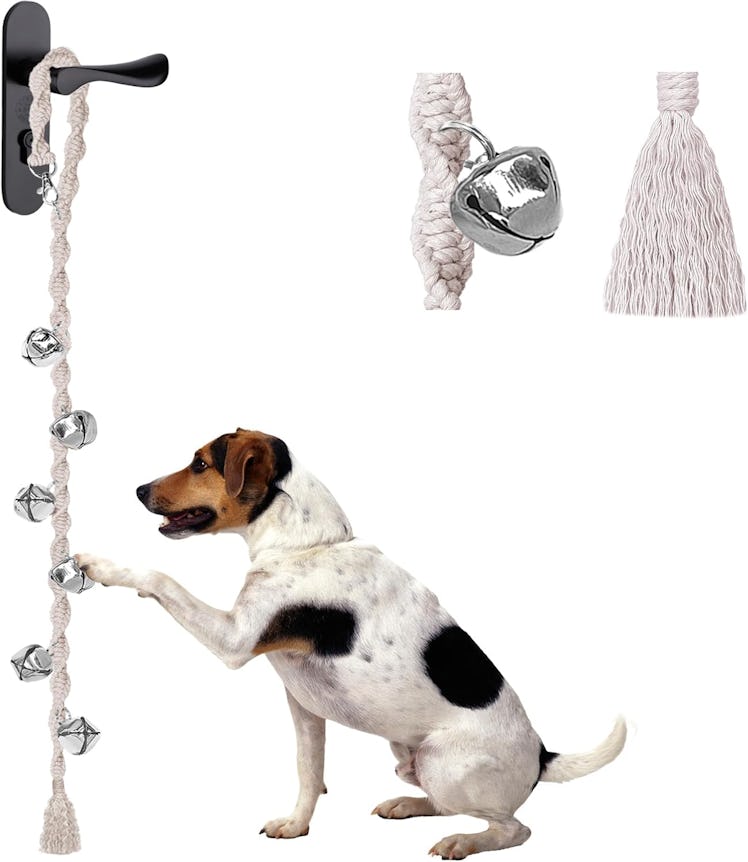 GINIDEAR Adjustable Dog Door Bell