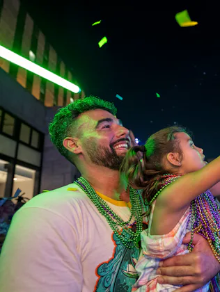 Universal Mardi Gras parade is fun for the whole family.