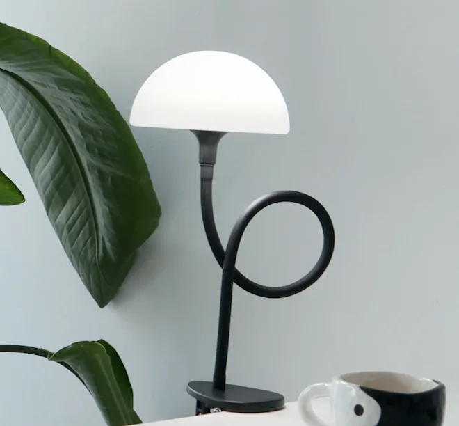 Shroommate Clip-On Desk & Bedside Light