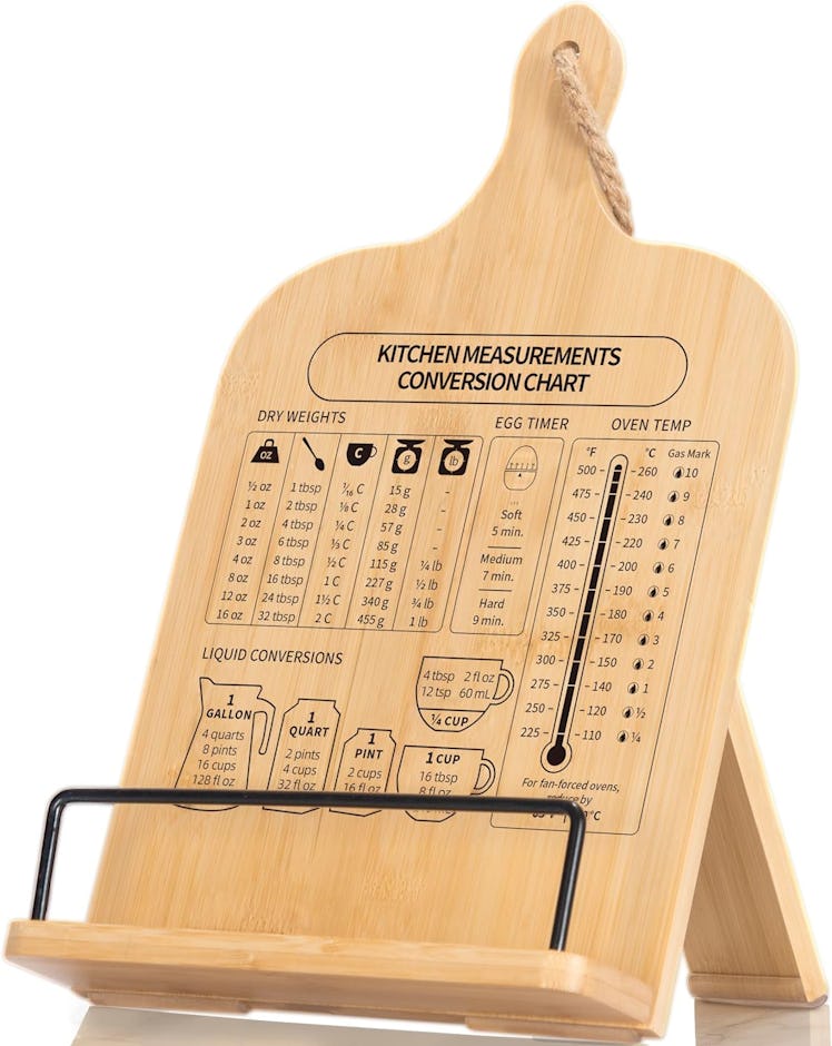 ikedas Cookbook Stand With Measurement Conversion