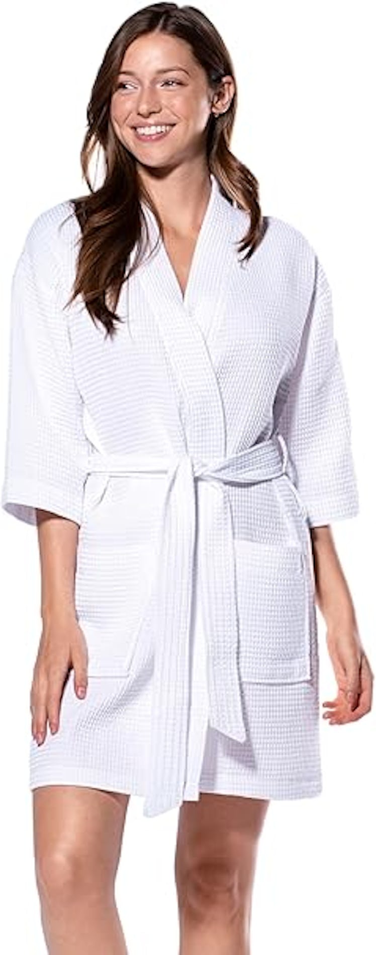 Turquaz Lightweight Waffle-Knit Robe