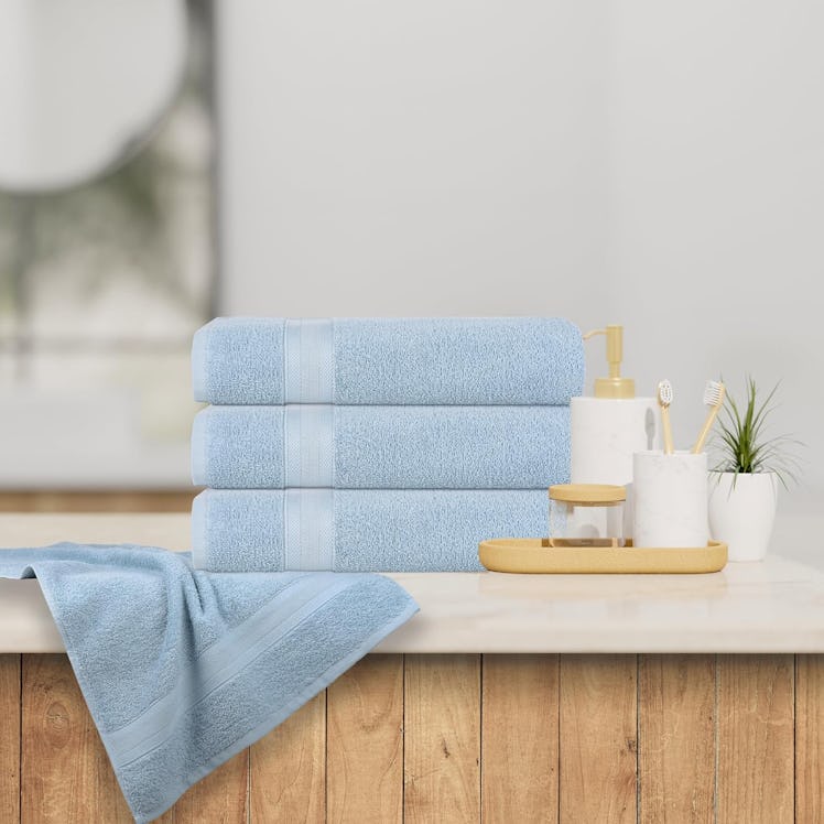 All Design Towels 100% Cotton Turkish Hand Towels (4-Pack)