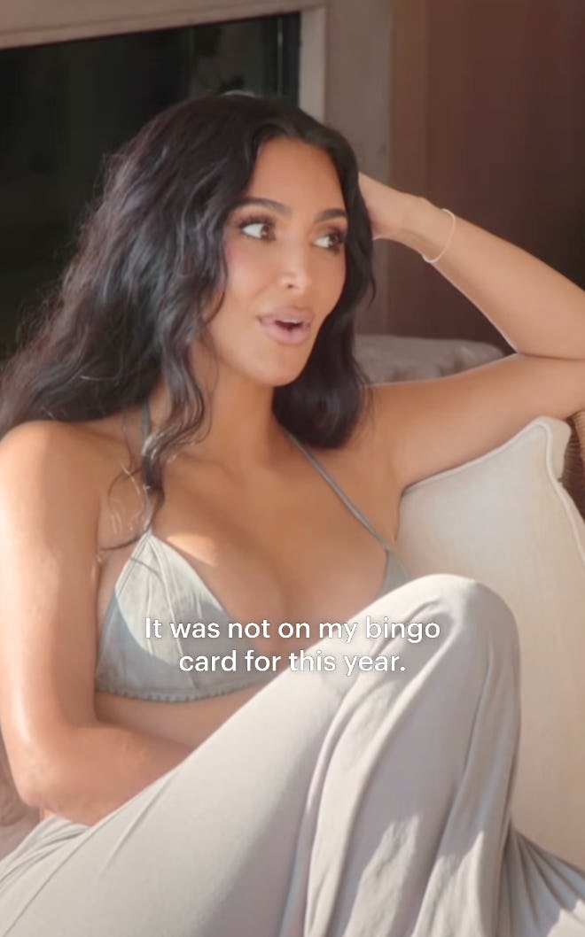 Kim Kardashian wore a bra as a top in &lsquo;The Kardashians&rsquo; teaser.