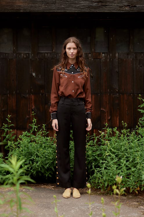 Western shirt seen on Bode runway