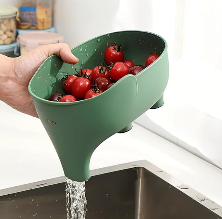 FHTECO Elephant Vegetables Washing Basket