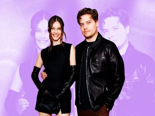 Barbara Palvin and Dylan Sprouse dish on their coordinated style.