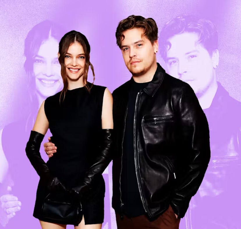 Barbara Palvin and Dylan Sprouse dish on their coordinated style.
