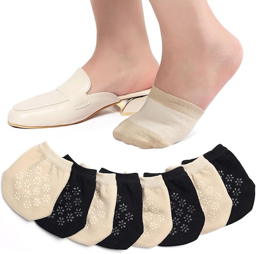 Toe Topper Half Socks (8 Pairs)