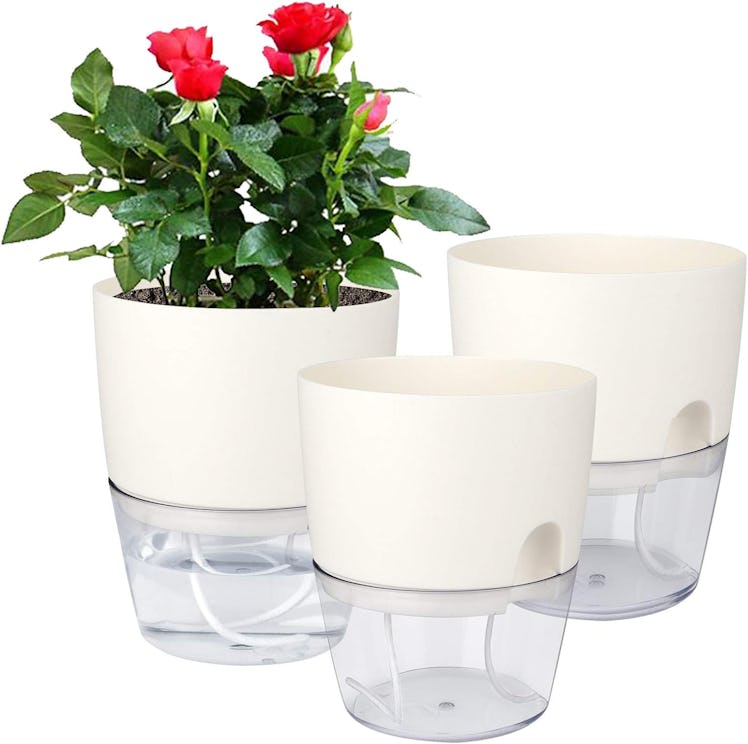 Vanavazon Self-Watering Planter Pots (3-Pack)