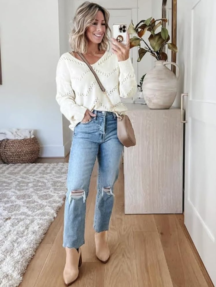 Zeagoo Crochet Sweater