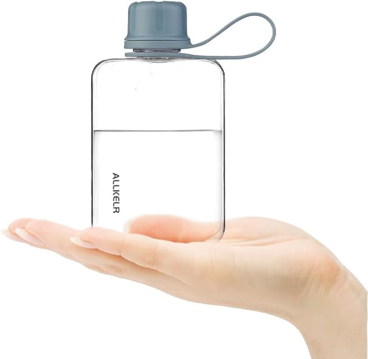 ALLKELR Portable Flat Water Bottle