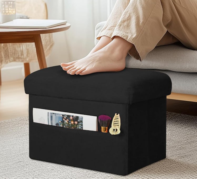 FaiPue Small Ottoman with Storage