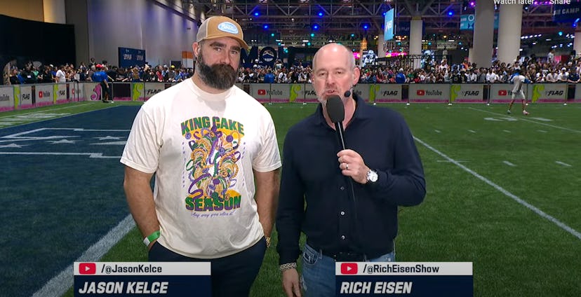 Retired NFL player Jason Kelce