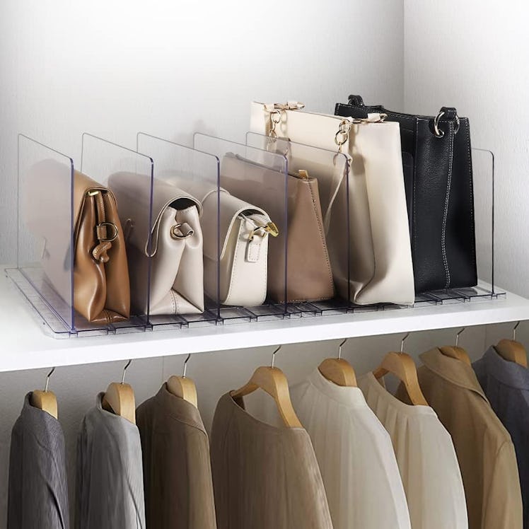 Moryimi Adjustable Clear Shelf Dividers