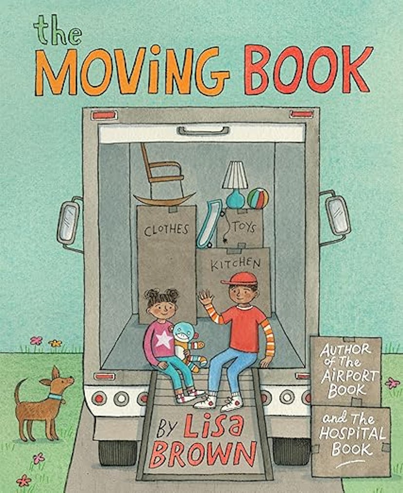 'The Moving Book' by Lisa Brown, a children's book about moving