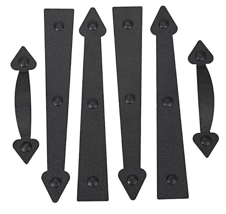 AntiqueSmith Magnetic Decorative Garage Door Hinges (Pack of 4)