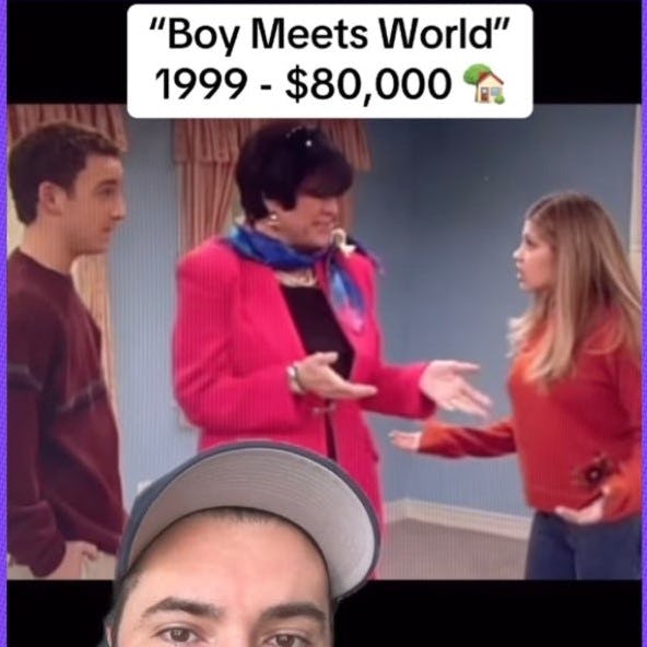An Old "Boy Meets World" Clip Is Going Viral Where Cory & Topanga Look To Buy A House For $80K