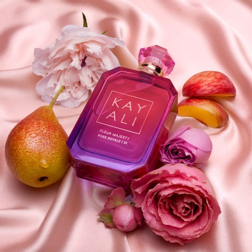 Kayali’s Fleur Majesty Rose Royale Perfume proves floral fragrances can be flirty.