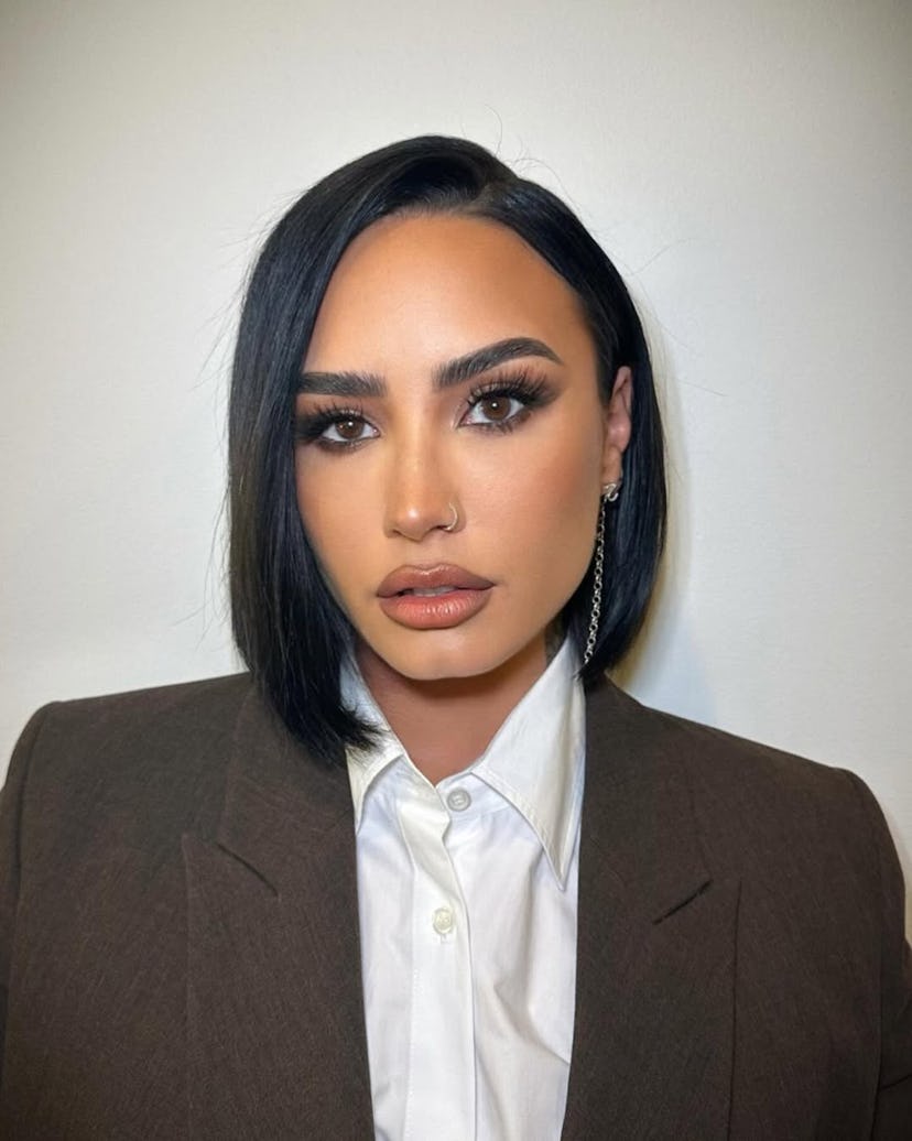 Demi Lovato with Prada Bob.