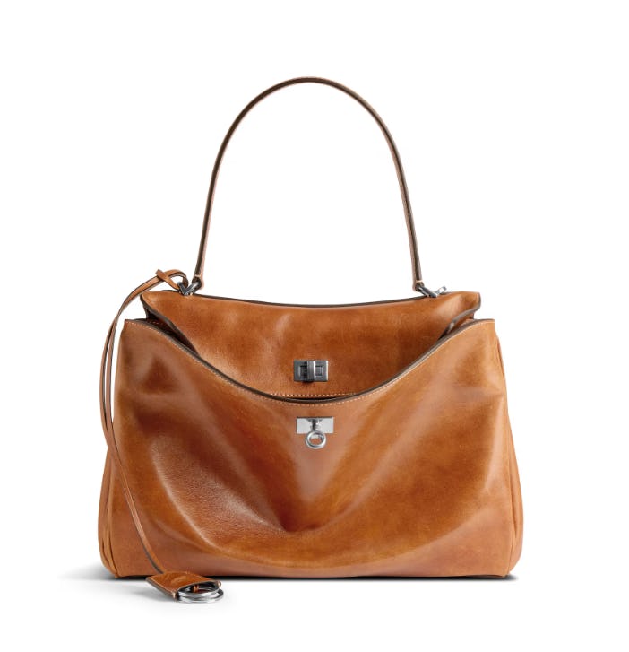 Rodeo Medium Handbag in Tan Cowboy