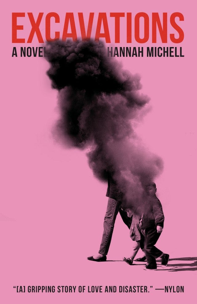 Cover of &lsquo;Excavations&rsquo; by Hannah Michell.