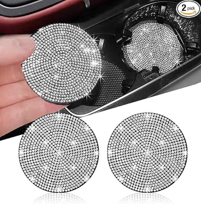 NBTEPEM Car Cup Holder Coaster (2-Pack)