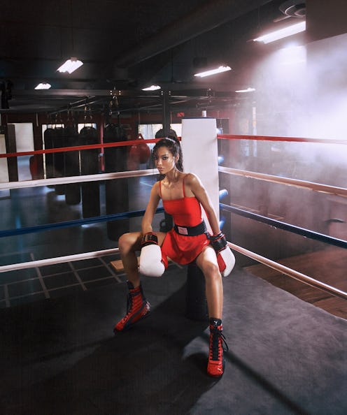 LaQuan Smith boxing-inspired sporty collaboration with Puma