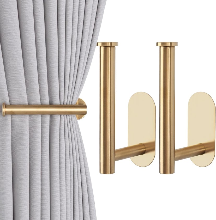 Adhesive Curtain Holdbacks (2 Pack)