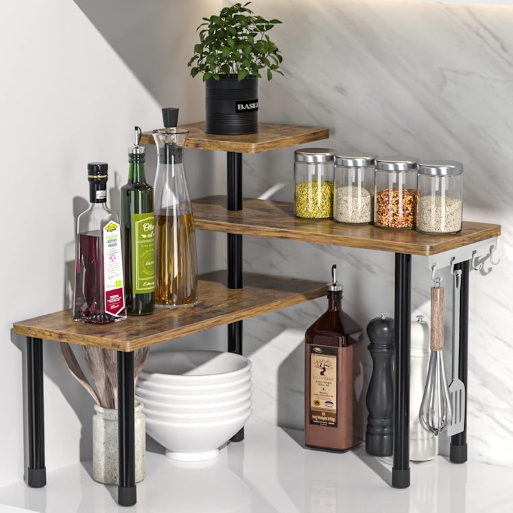JayRex 3-Tier Moveable Corner Shelf
