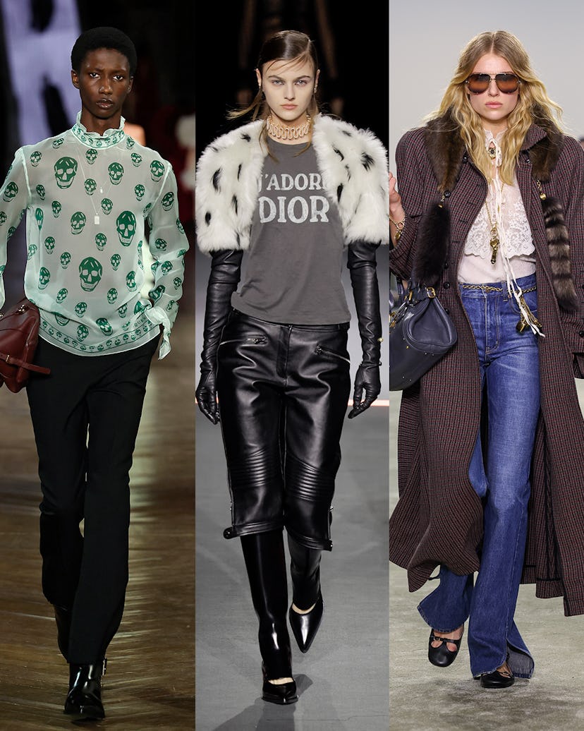 McQueen, Dior, and Chloé fall 2025.