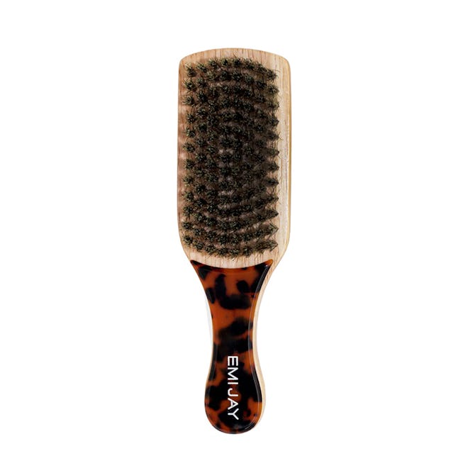 Emi Jay Mini Boar Bristle Brush in Tortoise