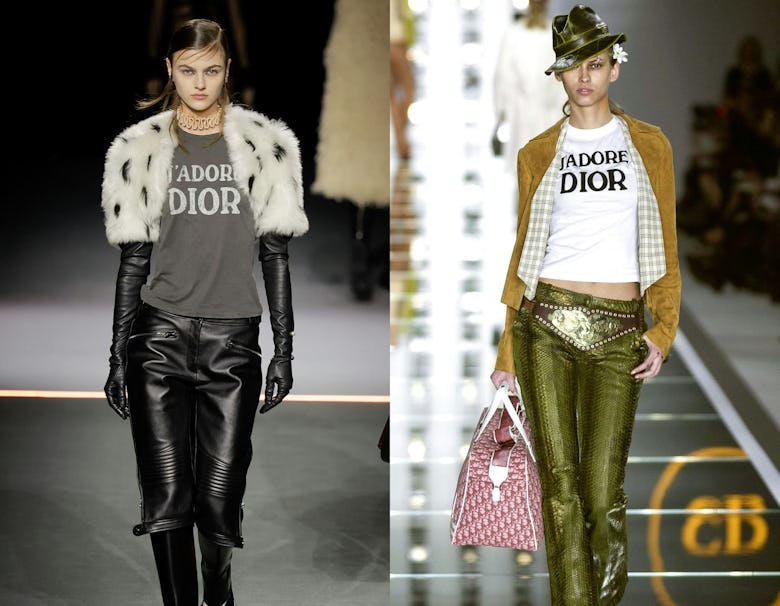 Dior fall 2025, Dior spring 2001.