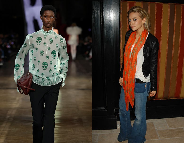 McQueen fall 2025, Ashley Olsen in 2006.