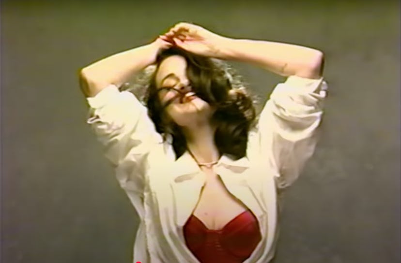 Selena Gomez's lingerie top and blouse