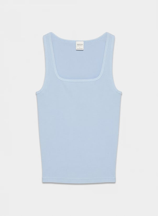 HomeStretch™ Rib Squareneck Tank