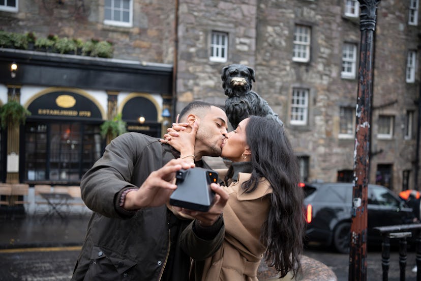 Grant and Litia on The Bachelor. Photo via ABC